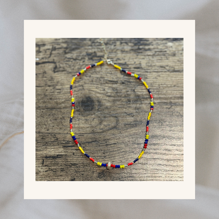 Fernanda Colombian Colors Beaded Necklace