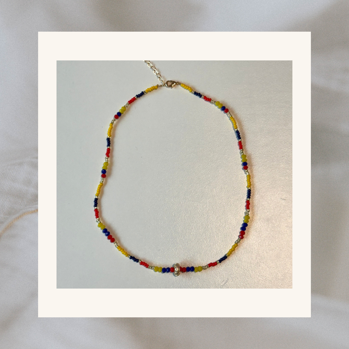 Fernanda Colombian Colors Beaded Necklace