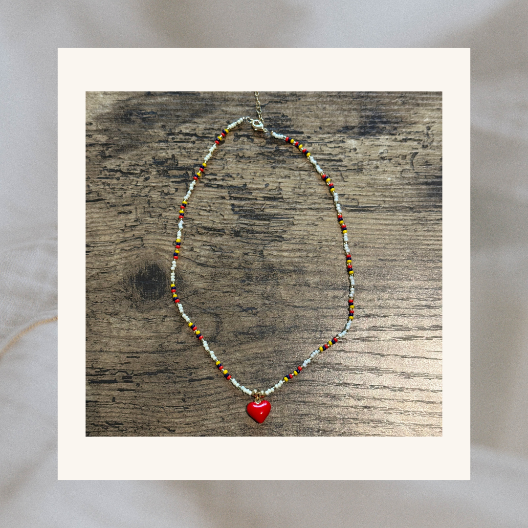 Mariana Colombian Colors Beaded Necklace