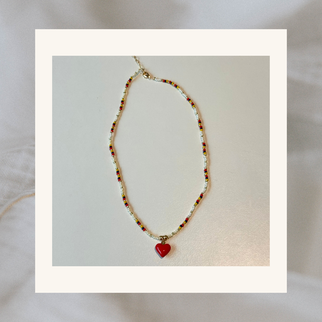 Mariana Colombian Colors Beaded Necklace