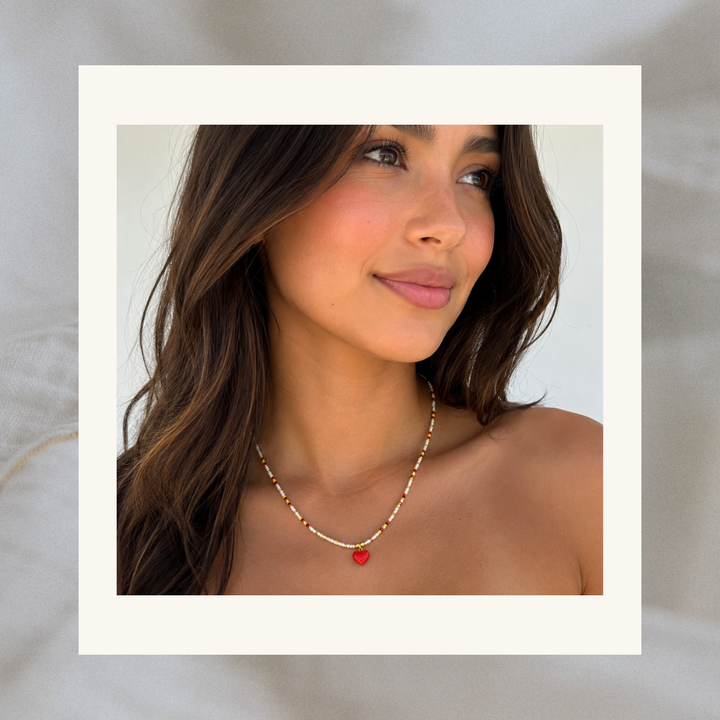 Mariana Colombian Colors Beaded Necklace