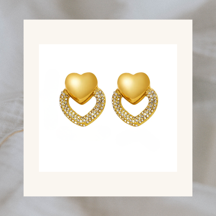 Ashley Heart Earrings