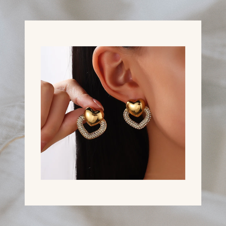 Ashley Heart Earrings