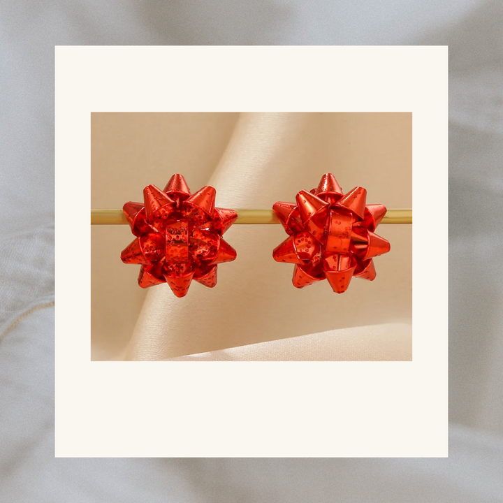 Festive Bow Earrings