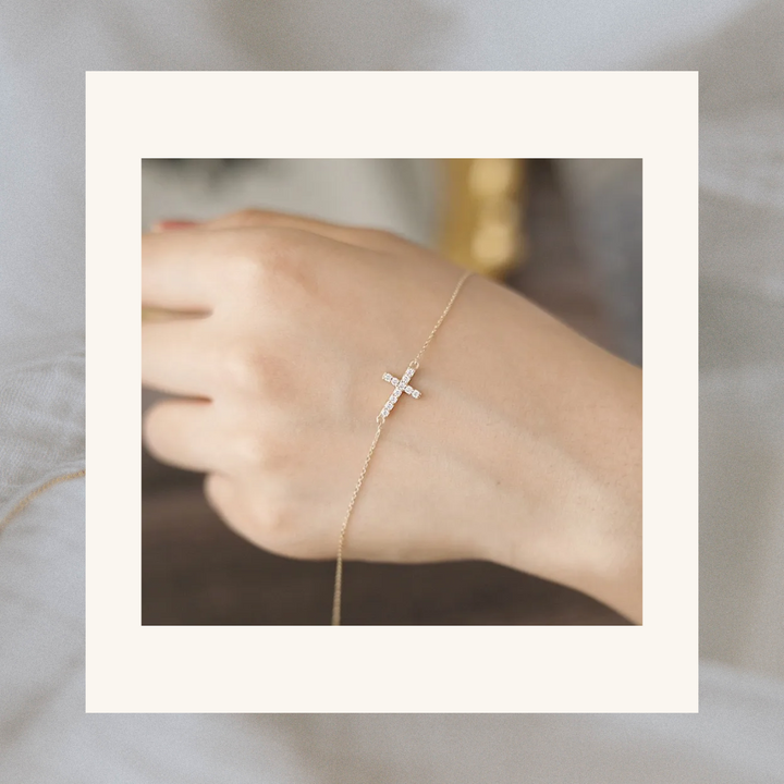 Dainty Cross Bracelet