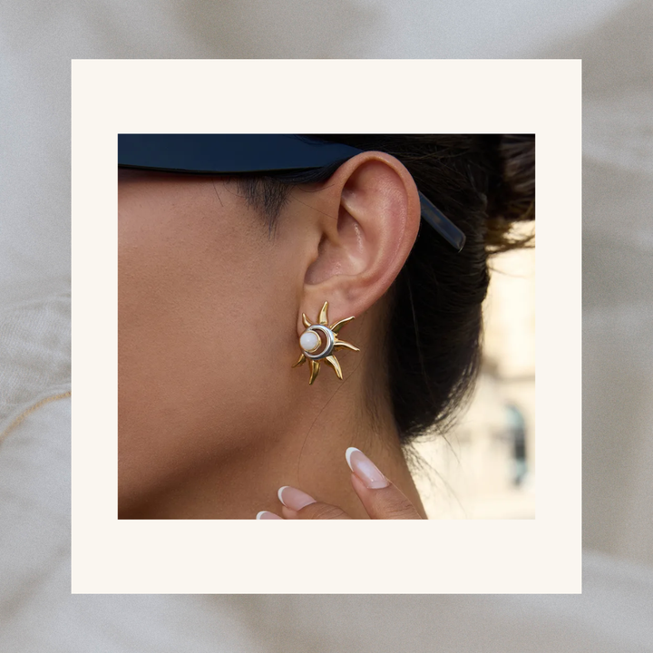 Moon Sun Earrings
