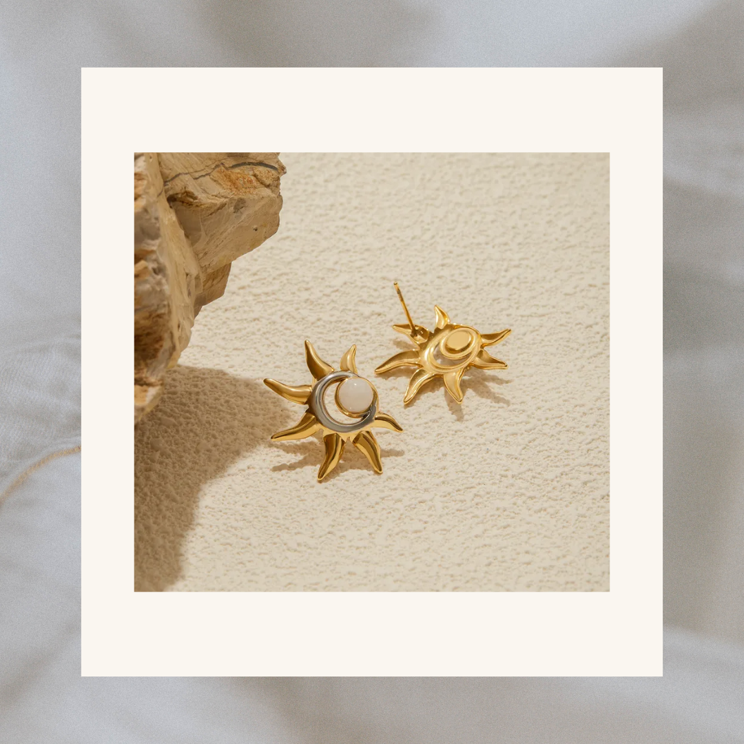 Moon Sun Earrings