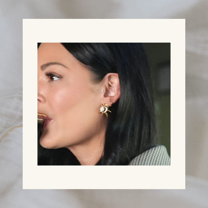 Moon Sun Earrings
