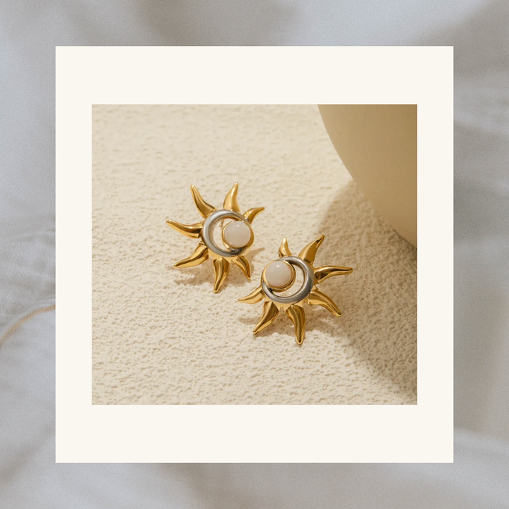 Moon Sun Earrings