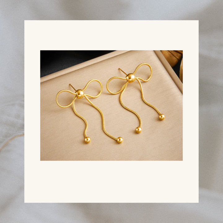 Elegant Bow Earrings