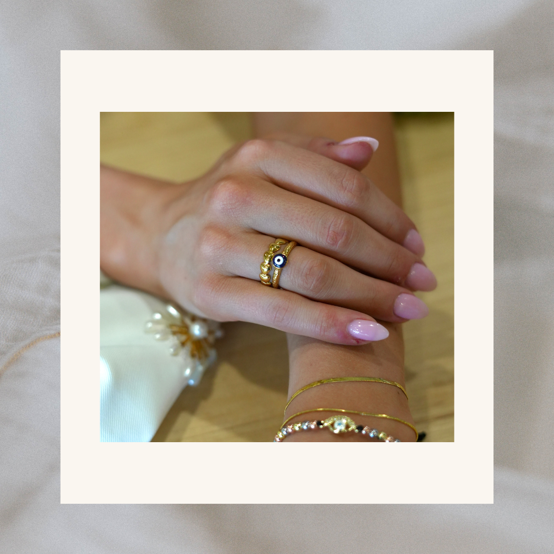 Mina Evil Eye Ring