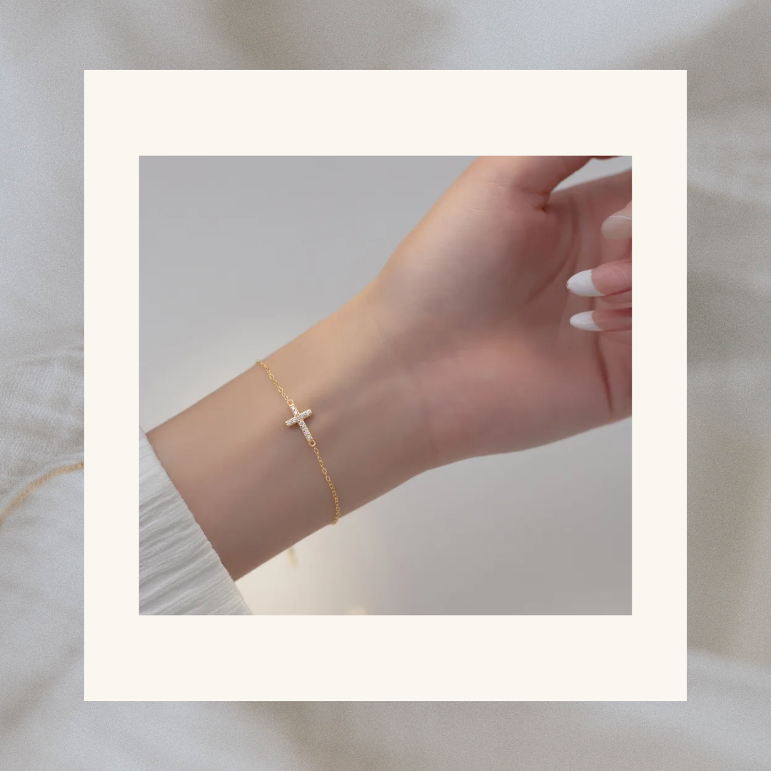 Dainty Cross Bracelet