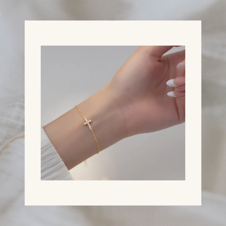 Dainty Cross Bracelet