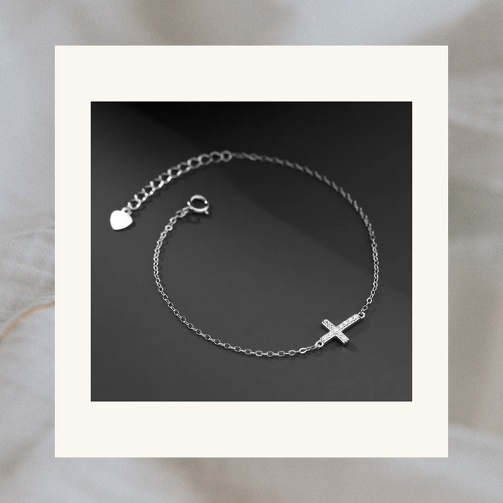 Dainty Cross Bracelet