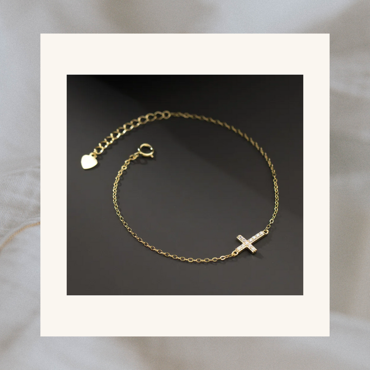 Dainty Cross Bracelet