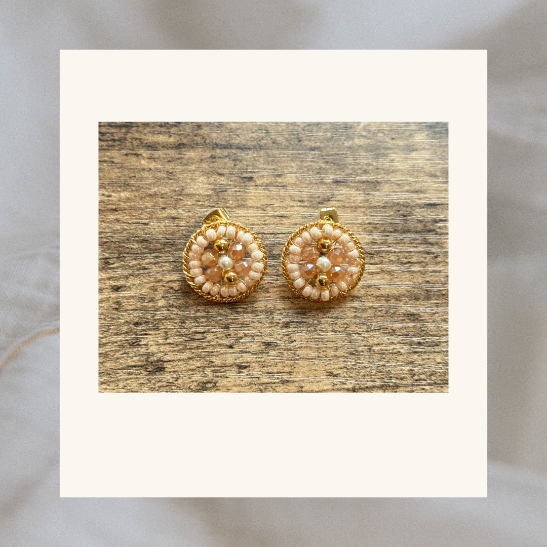 Elisah Small Beaded Earrings