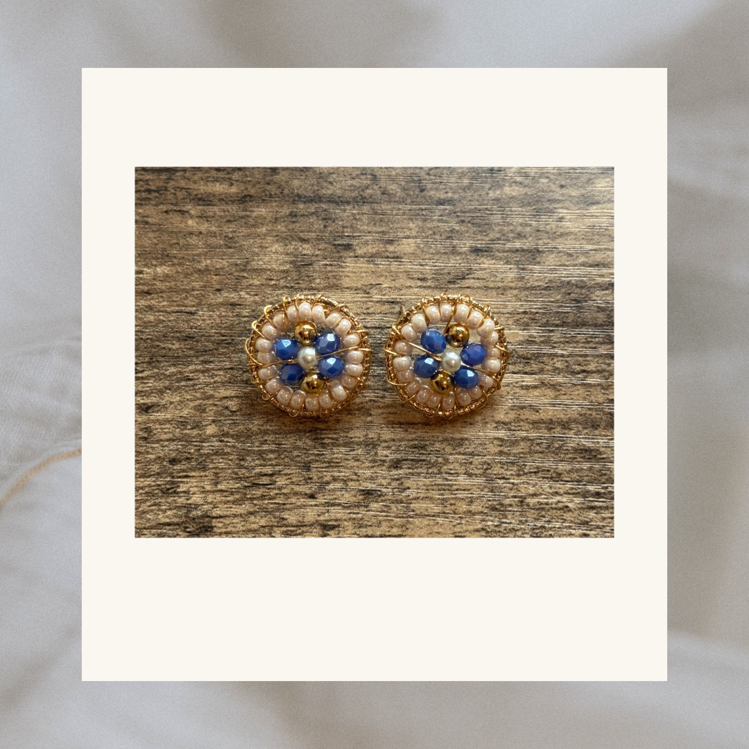 Elisah Small Beaded Earrings