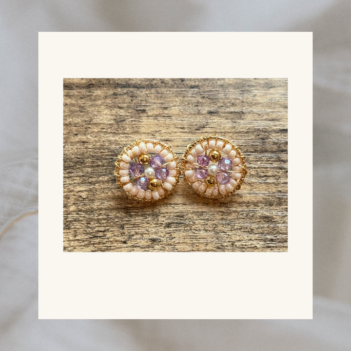 Elisah Small Beaded Earrings