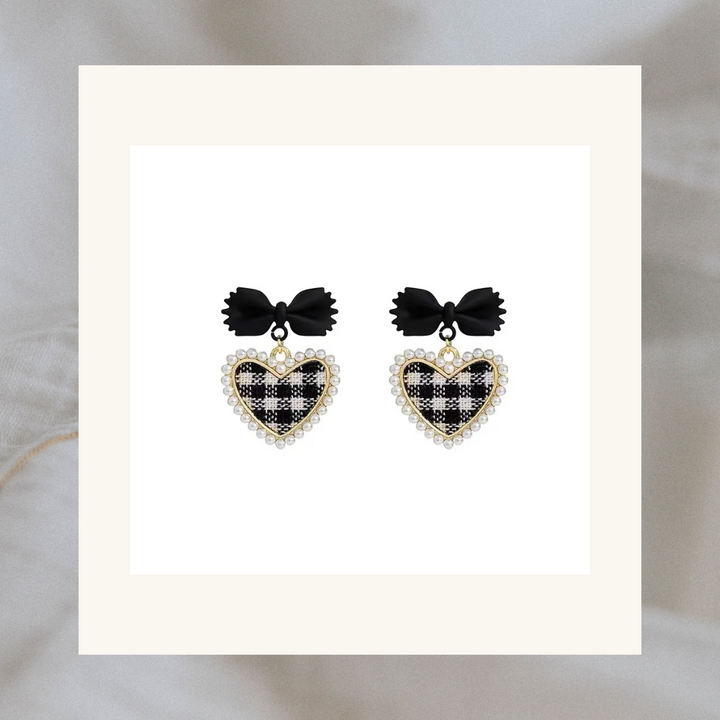 Heart Retro Drop Earrings