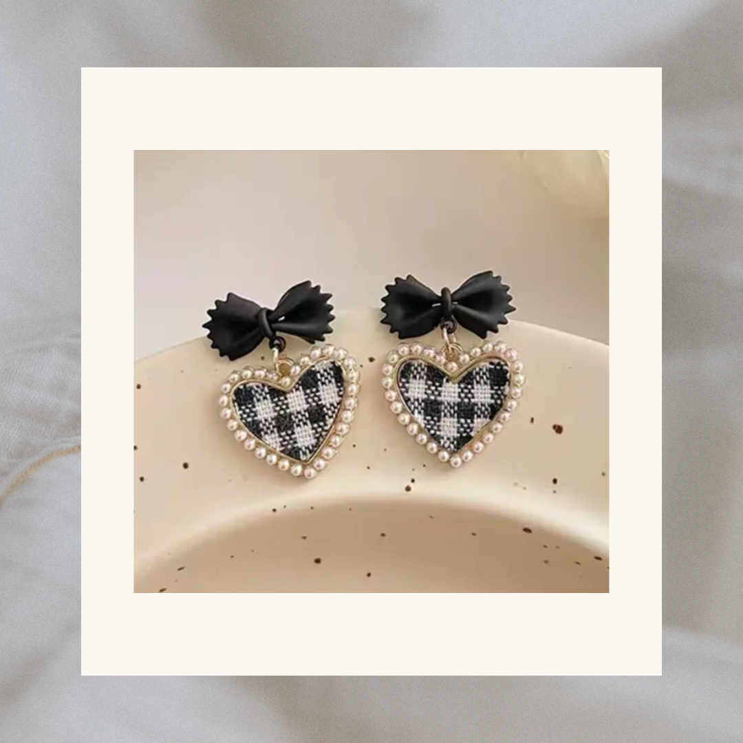 Heart Retro Drop Earrings