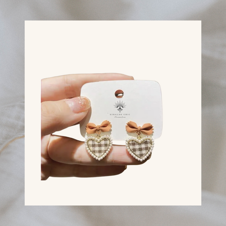 Heart Retro Drop Earrings