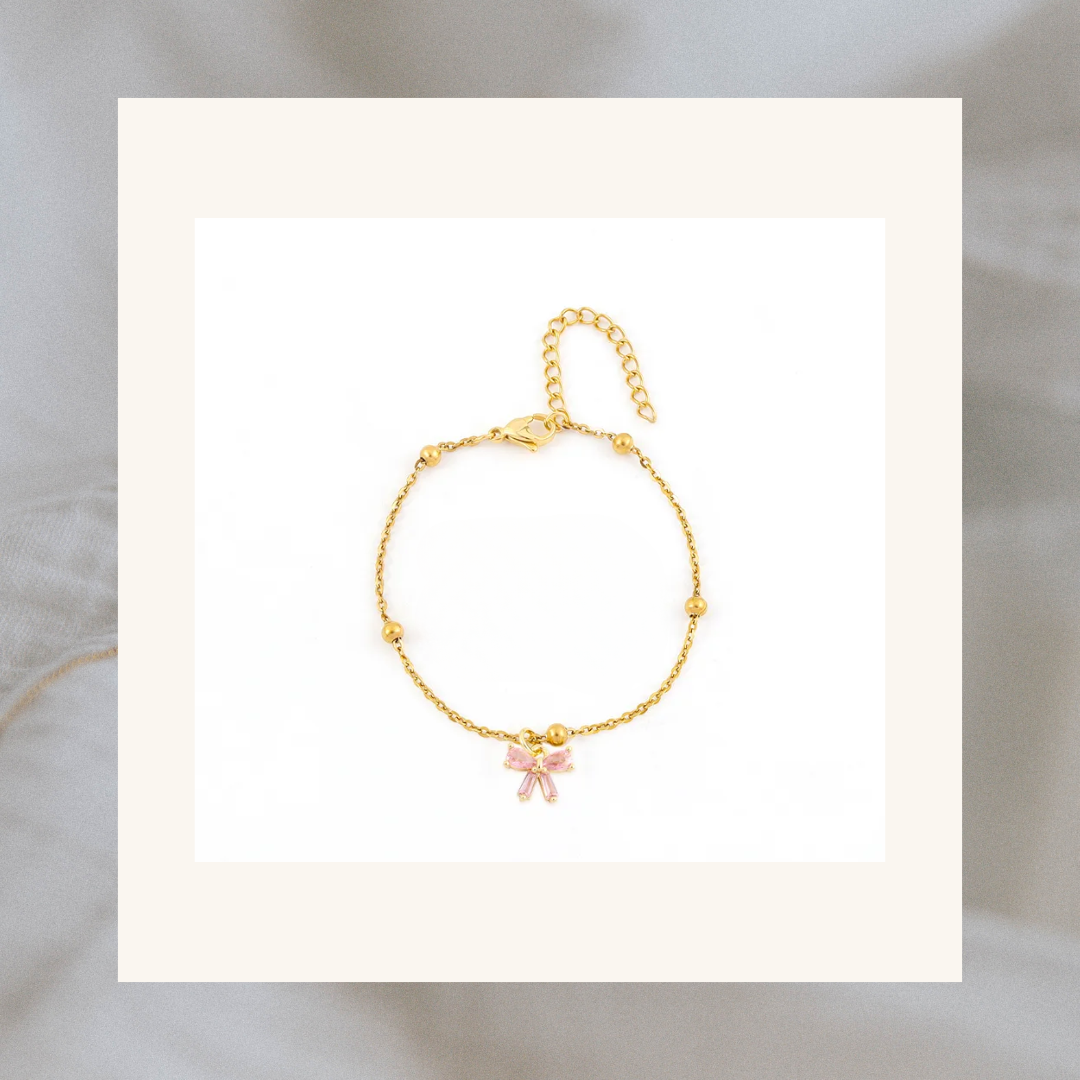 Ivy Bow Bracelet