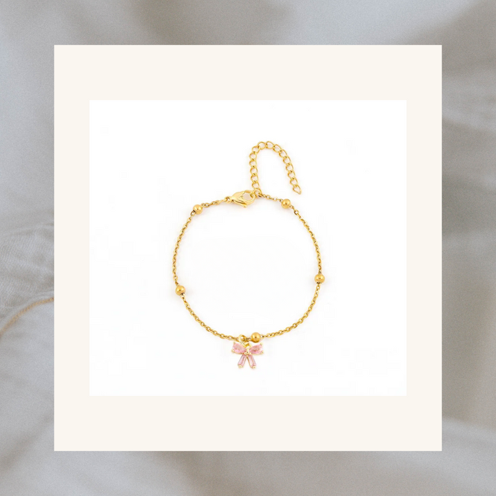 Ivy Bow Bracelet