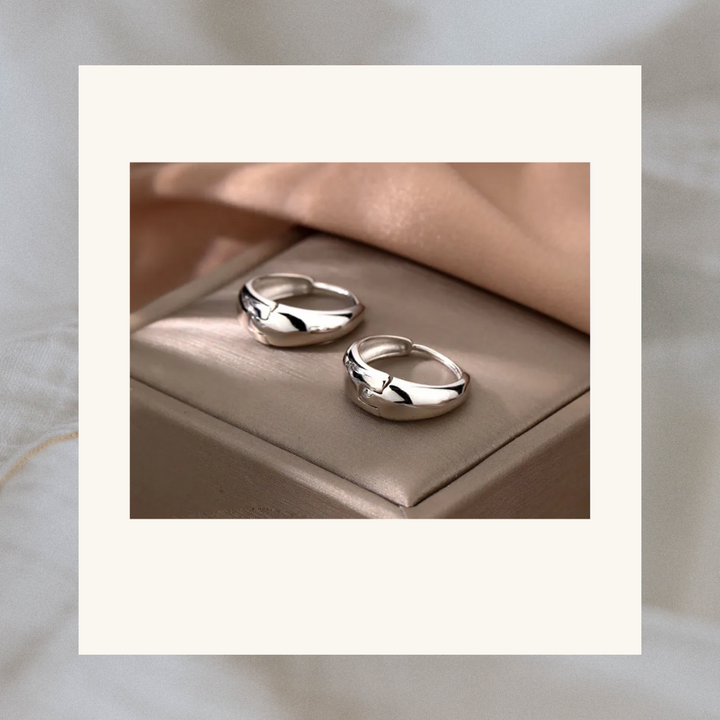 Luisa Silver Small Hoop Earrings